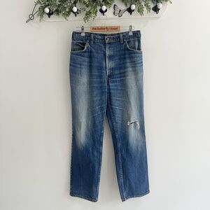 Vintage Mens Orange Tab Levi’s 38X32 distressing